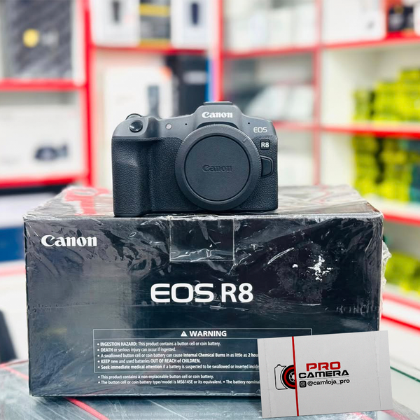 CAMERA CANON EOS R8 CORPO SEMI NOVO