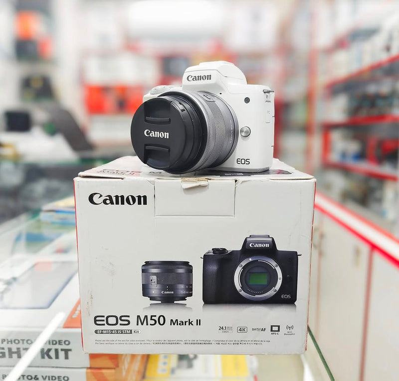 CAMERA CANON M50 MARK II SEMI NOVA